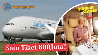 10 harga tiket pesawat kabin firstclass termahal di dunia