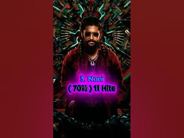 Top 10 Most Successful Indian Actor's Min 10 Films 🤔🔥#viralvideo #bollywood #jntr #rajinikanth #nani