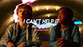 JVKE - “I can’t help it” edit audio