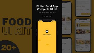 Flutter Food Delivery App UI Kit #Shorts