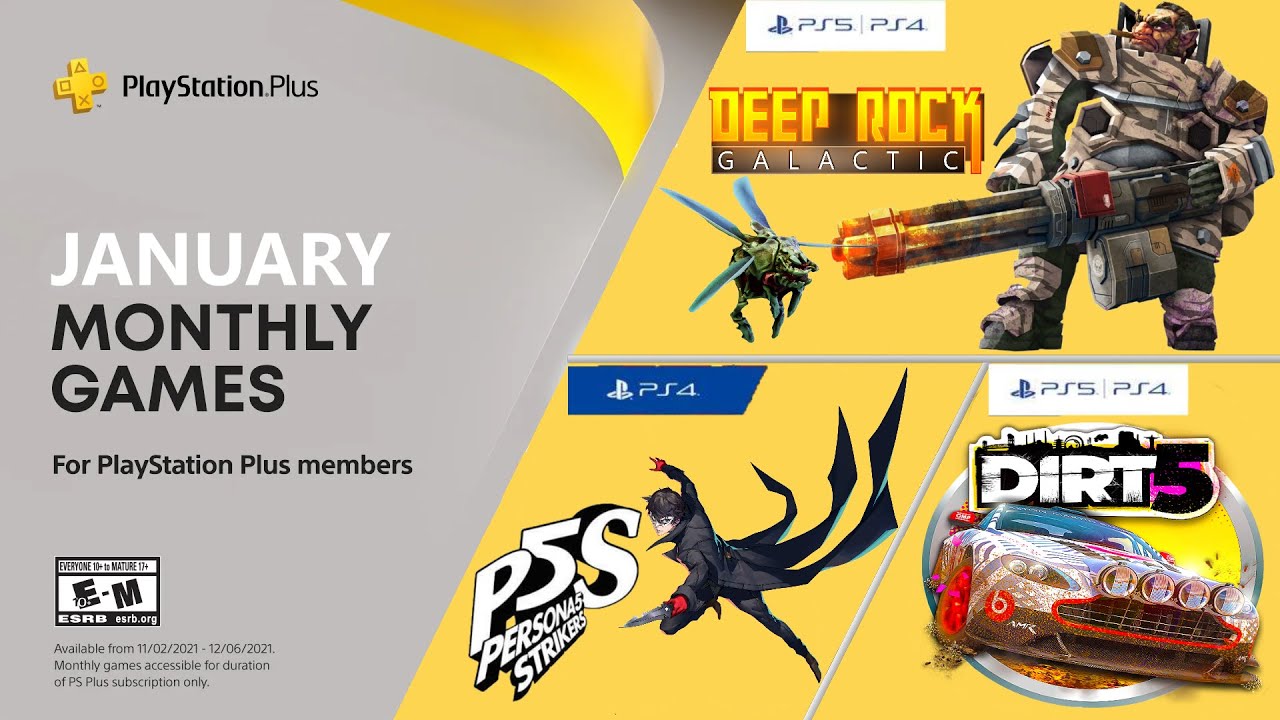 Playstation Plus Games January 2022 | Free Games PS4 & PS5 | Trophy & Platinum details