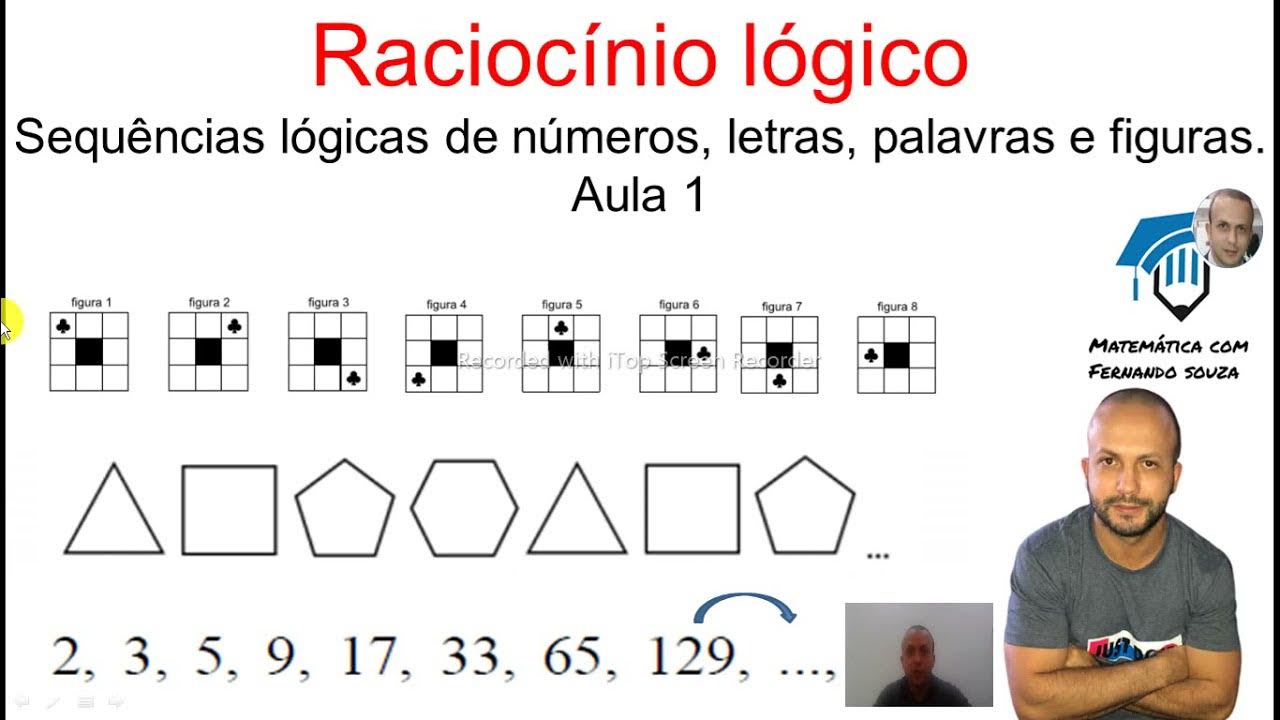 Racioc nio l gico sequ ncias l gicas de n meros letras palavras e