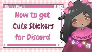 How to get Cute stickers for Discord│Join our 15K Discord fam│Elvira screenshot 5