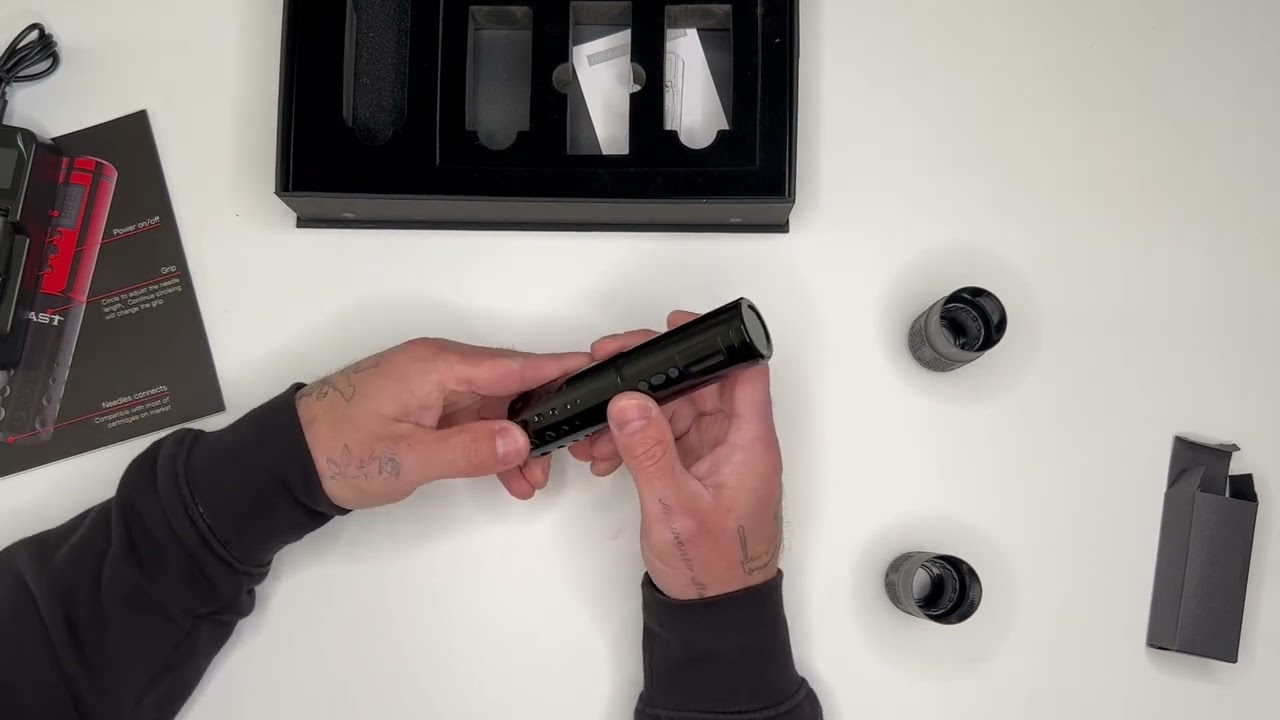 Mast Lancer Wireless Tattoo Machine Review - YouTube