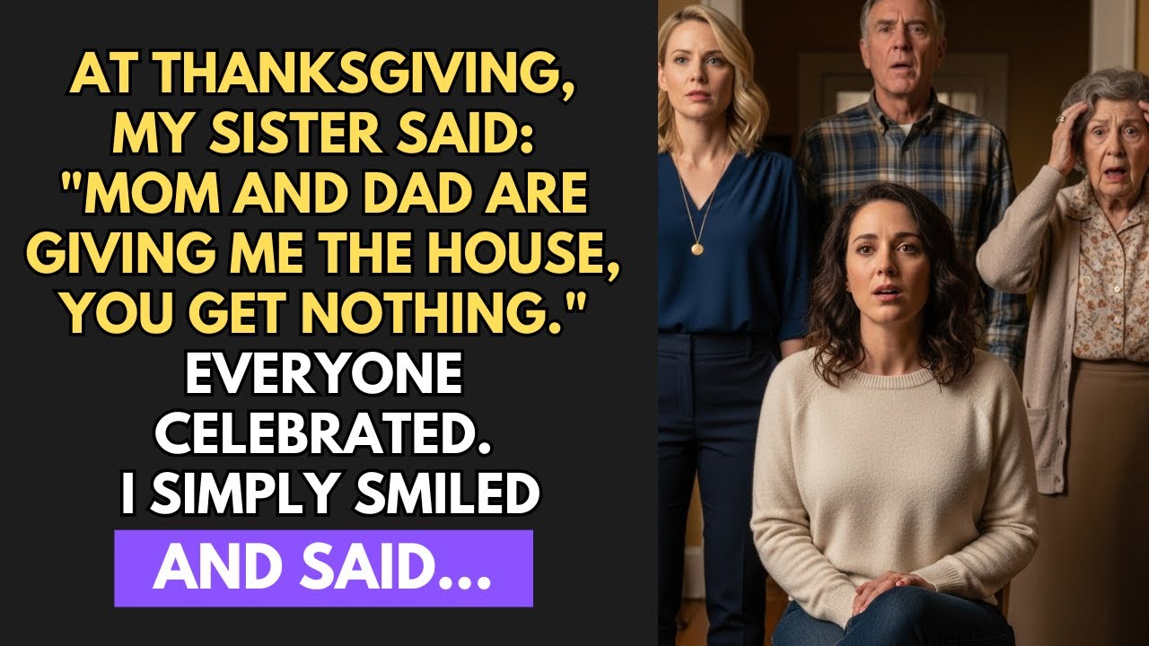 На День благодарения моя сестра сказала: «Мама и папа дарят мне дом, а ты не получаешь ничего...