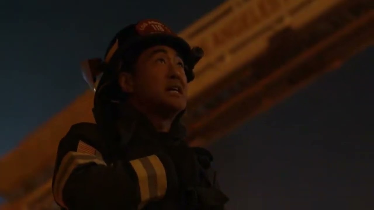 Hen collapsed after saving the kid | 911 season 9 episode 7 | 911 on ABC