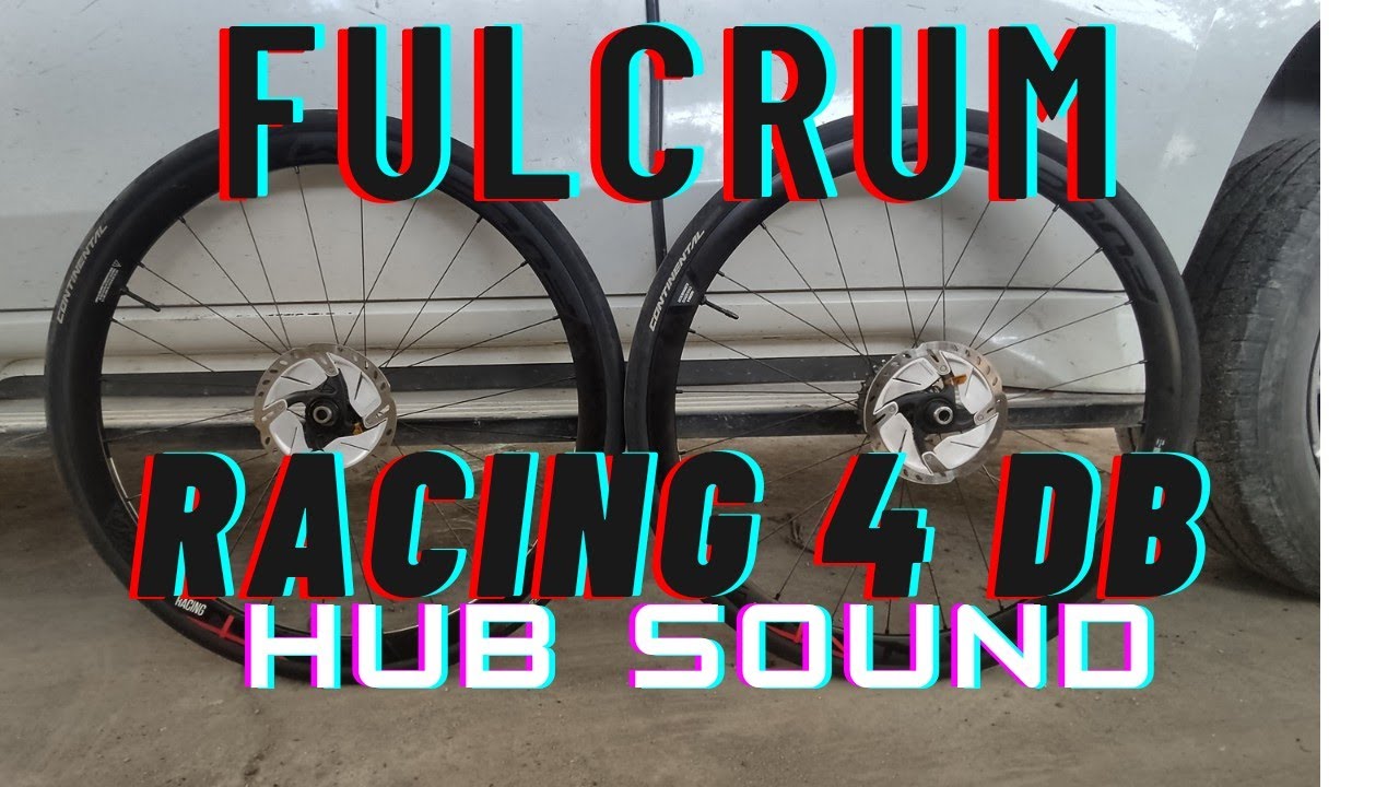 Fulcrum Racing 4 DB Wheel set (Disk Brake) Hub Sound