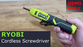 Ryobi 4V Cordless Screwdriver - FVD01K - Demo Only