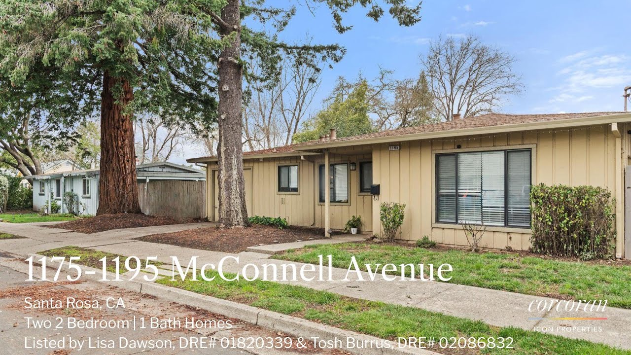 1175-1195 McConnell Avenue ~ Santa Rosa Homes for Sale