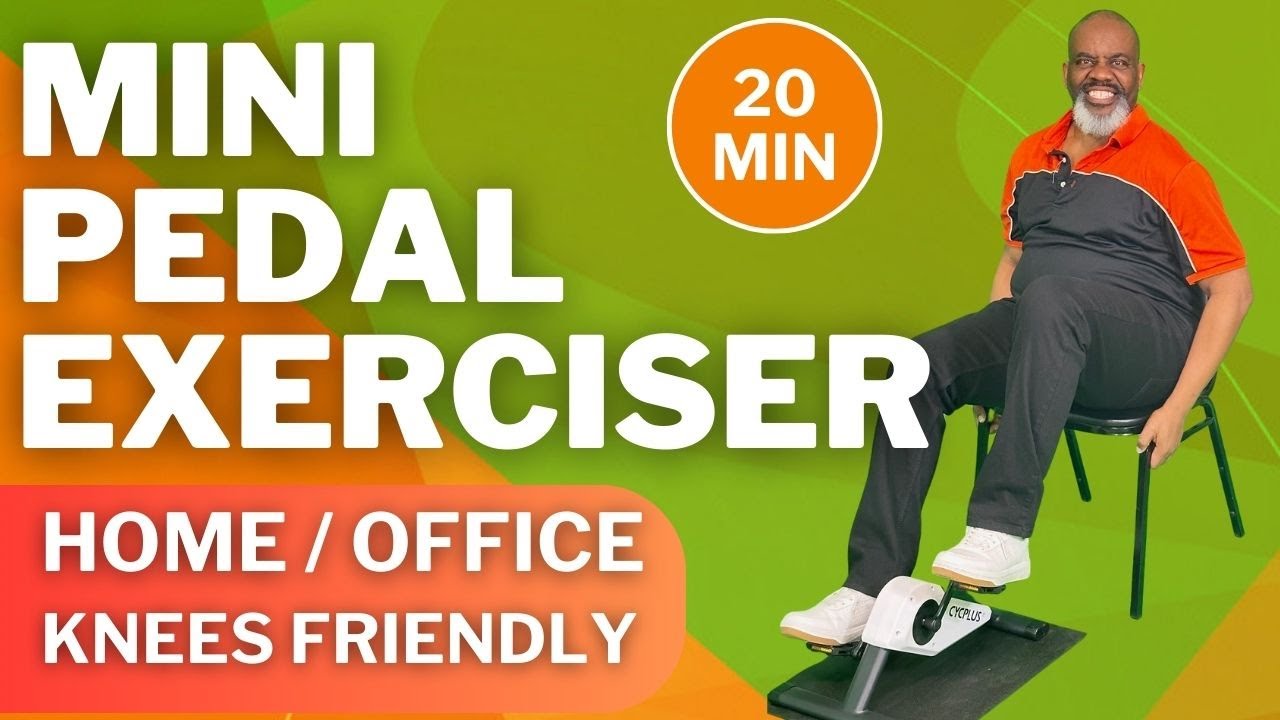 Home or Office Cardio: 20-Minute Under Desk Pedal Workout to 