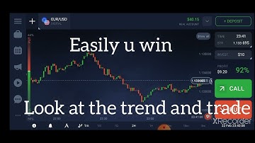 IQoption Trading using Mobile