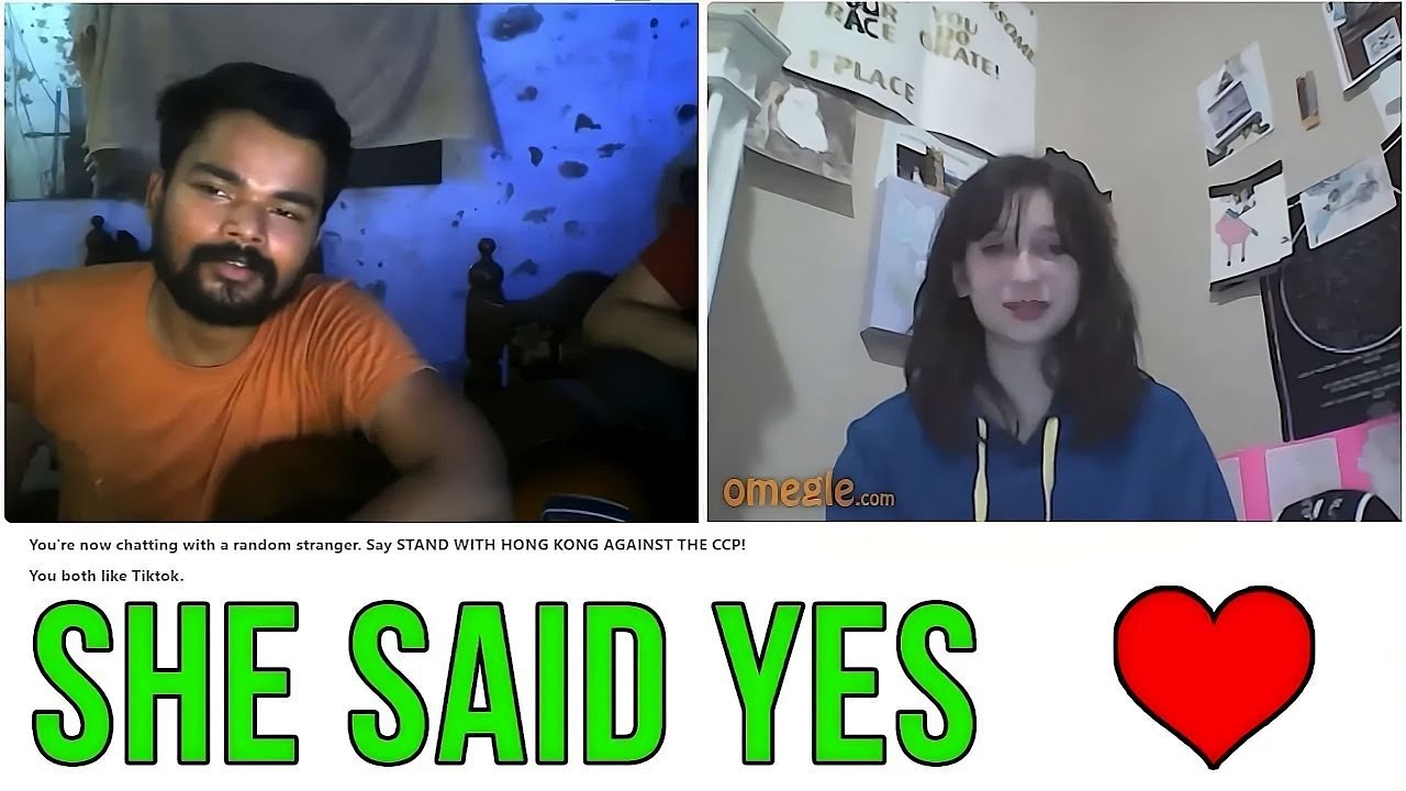 She said YES!!! #trashfeed #omeglefunny #omegleindia