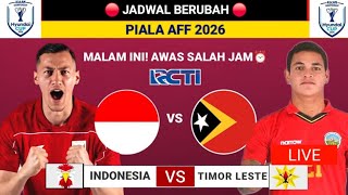 🔴Live Schedule‼️Indonesia National Team Vs Timor Leste | 2026 AFF Championship Live Streaming