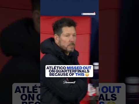 Heartbreak for Atlético 🥺