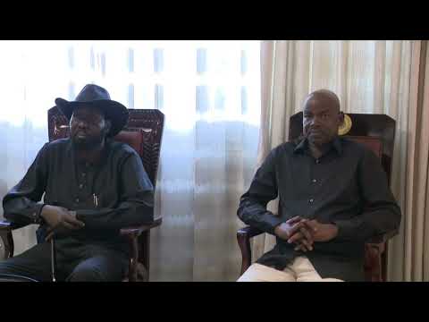 ARCHIVES OF PRESIDENT KIIR AT DR BOL MEL S HOME PAYING TRIBUTE TO THE LATE MEL KUOL