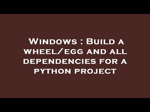 Windows : Build