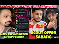 Scout Offer Sarang Join Rntx 😱 Mazy Explain Green Grand Format 😱 Mazy Top 3 Team Prediction 🔥