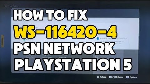 How to fix PS5 Error WS-116420-4 unable to connect to the server PlayStation 5