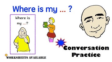 Where Is My ... ? - At School Vocabulary (singular nouns) | Learn English - Mark Kulek ESL