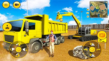 Mega Machines Construction Simulator 2021 - Highway Tunnel Construction - Android Gameplay