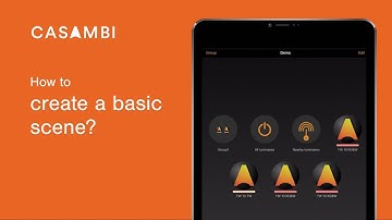 How to create a basic scene