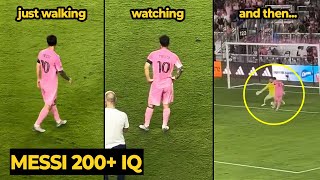 Moment Messi Playing Football On Easy Mode, He Just Looks Like Hes Walking Casually, But...