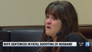 Wife sentenced in fatal shooting of husband