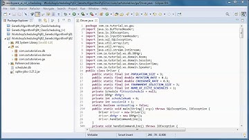 workshops/conference scheduling (02) + genetic algorithms (08+) - JAVA Prototype Project
