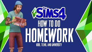 Helloooo friends! welcome back to another video, today we are talking
about how do homework in the sims 4. this video includes for chil...