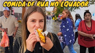 Provando comidas diferentes no Equador | T2 Ep217 #streetfood #equador equador