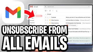 How To Unsubscribe From ALL Emails In Gmail - Step By Step