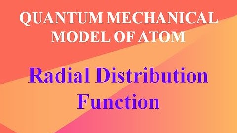 Radial distribution in Tamil  / 11th Chemistry