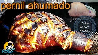 RECETA: pernil AHUMADO 10 kilos de puro SABOR ideal para FIESTAS🔥🔥 muy RENDIDOR😋