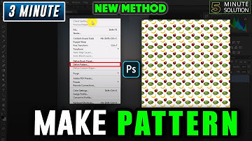 How to make a pattern in photoshop 2024