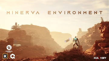 Unreal engine 5.1 Minerva  environment design II kitbash II Quixal