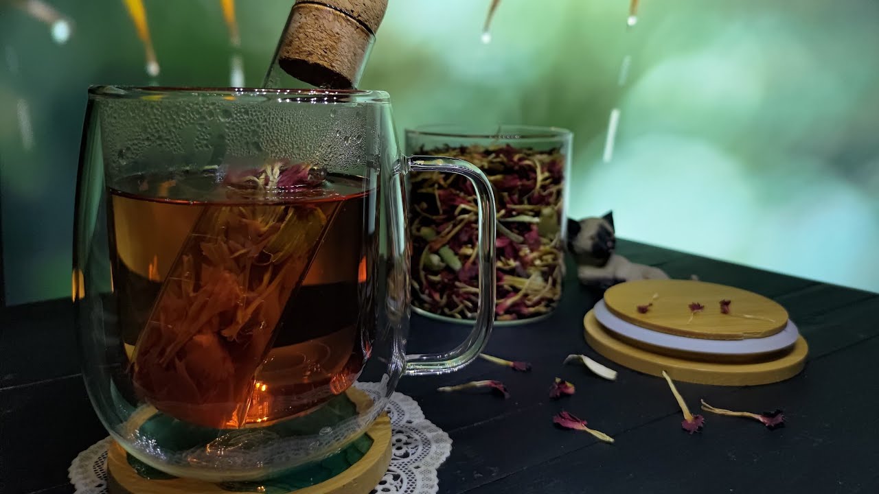 ASMR (Carnation Flower Tea) YouTube