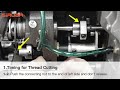 Timing for thread cutting kinfe cam timing of siruba sewing machine