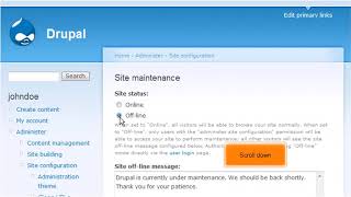 Drupal Maintain