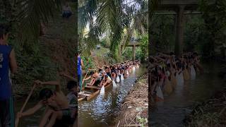 Pacu Jalur Boat Training – Power, Rhythm, and Teamwork 💪 #pacujalur #training #exercise