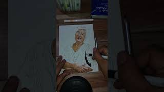 Woman | I used @sketchar.io to draw this #sketchar #ardrawing #drawing #acrylicmarkerart
