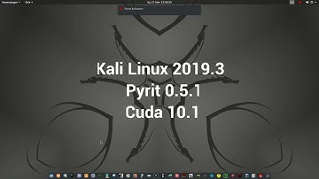 Kali Linux 2019.3  Cuda 10.1  Pyrit 0.5.1