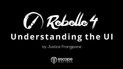 Rebelle 4 Tutorials: User Interface and its Customization