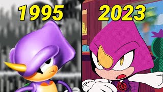 Espio Evolution from Sonic Games