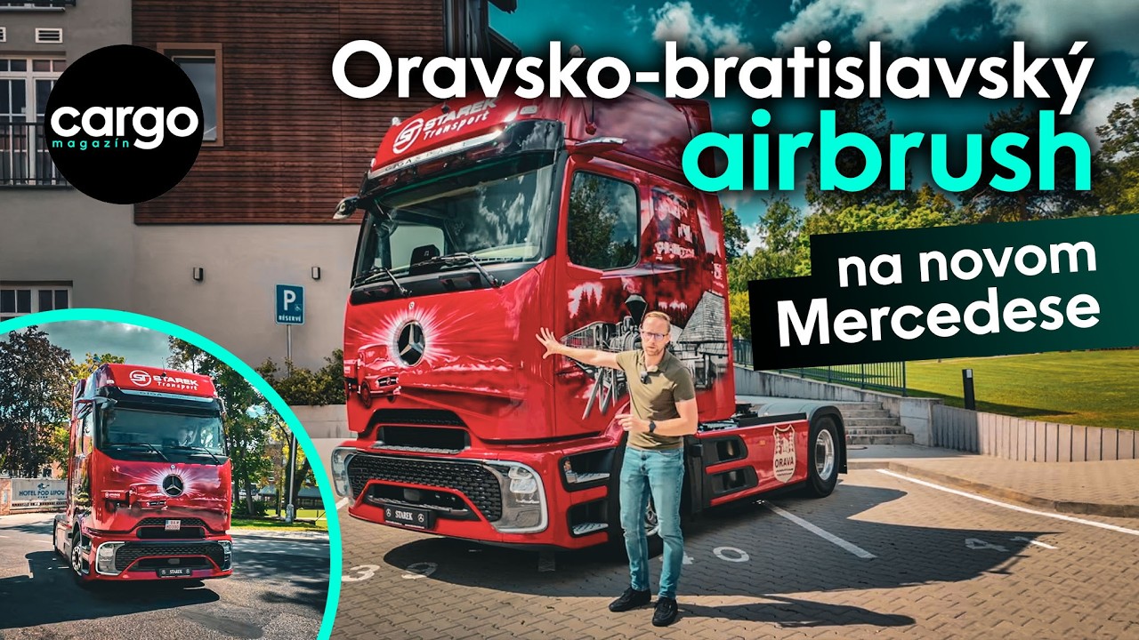 Mercedes-Benz ACTROS L ProCabin | Slovenský airbrush spája Oravu a Bratislavu