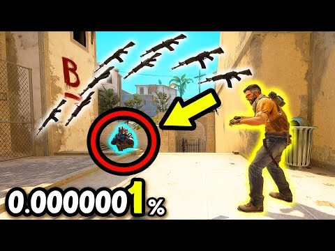 0.0000001% STUPID MOMENTS! - CS:GO BEST ODDSHOTS #745