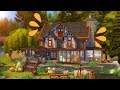 FALL FAMILY LODGE 🎃🌧✨ || The Sims 4: Speedbuild