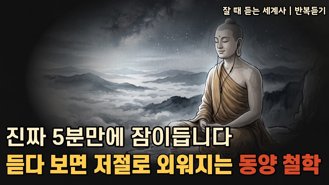🌙성우 이지선 낭독 | 번뇌가 사라지고 저절로 외워지는 동양 철학(순자·한비자·석가모니·혜능·주희)|잘듣세