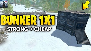 THE BEST 1x1 SOLO BASE DESIGN FOR A PERFECT START (FULL TUTORIAL) - Last Island of Survival