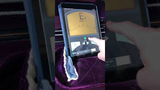 Using Piascore Lite tuning app