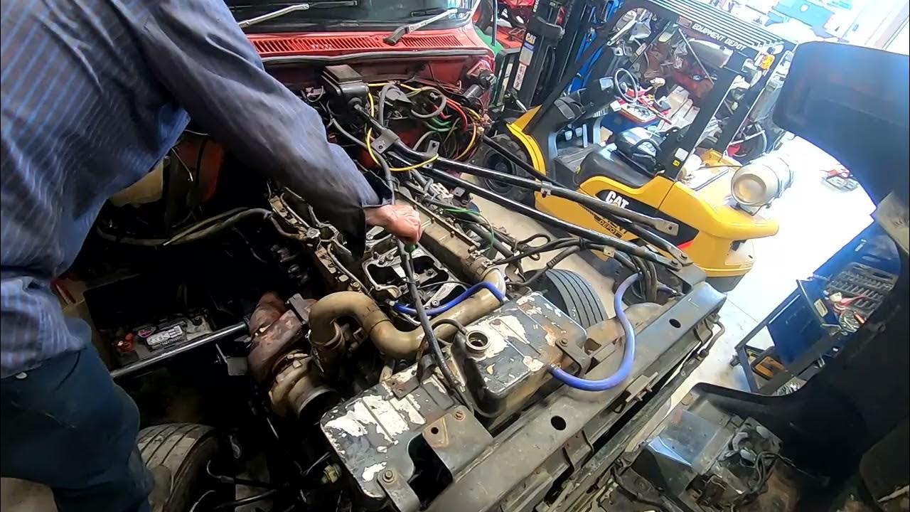 Quick Short Bleeding Jakes! Jacobs Engine Brakes on Cummins 855 Big